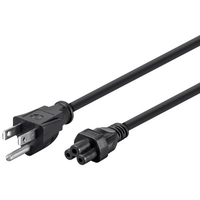 Monoprice Power Cord - 3 Feet - Black | NEMA 5-15P to IEC 60320 C5, 18AWG, 10A/1250W, 3-Prong