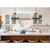 Cal Lighting 60W X 3 Helena Metal 2 in 1 Pendant/Semi Flush Mount Fixture - 2 of 2