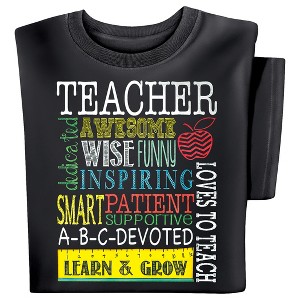Collections Etc Teachers Words T-shirt - 1 of 4