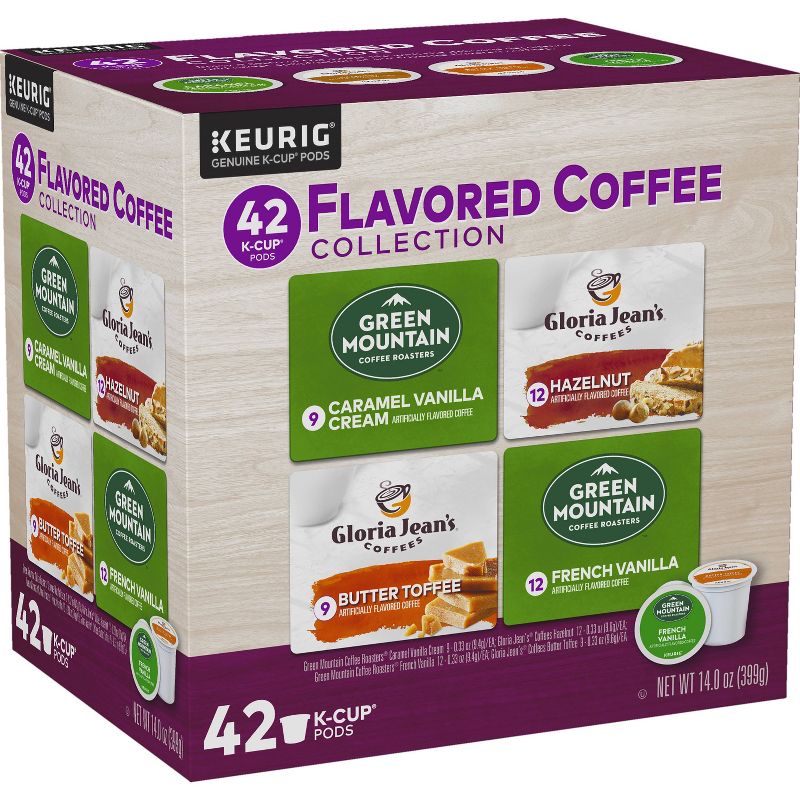 Keurig Flavored Coffee Collection Keurig K-Cup Coffee Pods Variety Pack Medium Roast - 42ct, 4 of 9
