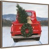 Amanti Art Christmas in the Heartland IV No Bow by James Wiens Canvas Wall Art Print Framed 28-in. W x 23-in. H. - 2 of 4