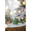 Syemin Decorative Objects Christmas Ball Ornaments Glass Hanging Ball Christmas Tree Ornaments for Holiday Decorations Set of 12, Green, 3"*3"*3" - 3 of 4
