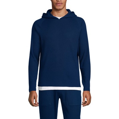 Lands' End Men's Brushed Rib Hoodie