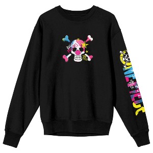 One Piece Live Action Colorful Straw Hat Crew Logo Crew Neck Long Sleeve Adult Sweatshirt - 1 of 4