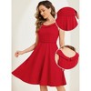 Allegra K Women's 1950s Retro Scoop Neck Formal Cocktail Swing Dresses - 2 of 4