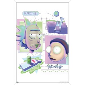 Trends International Rick and Morty - Chemistry Framed Wall Poster Prints - 1 of 4