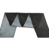 INSPIRE CHIC Women's Solid Contrast Color Pleated Long Satin Neck Scarves 49.2"x4.3" 1 Pc - 4 of 4