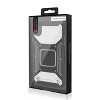 Reiko Apple iPhone XS Max Metallic Front Cover Case in Silver & Black - 4 of 4
