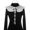 Elerevyo Women Lace Embroidery Knit Detachable Fake Peter Pan Collar Little Shawl for Blouse 1Pc - 2 of 4