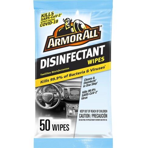 Armor All Car Cleaning Wipes, Wipes for Car Interior and Car Exterior, 90  Wipes Each