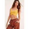 Women's Cropped Ribbed Sweater Tank - Mimosa - 3 of 3