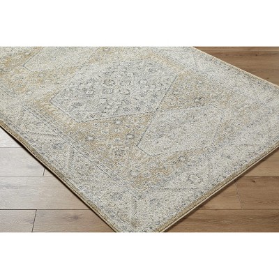 Hauteloom Nydia Beige Medallion Area Rug