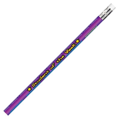 Moon Products Student of the Week Pencils, 12 Per Pack, 12 Packs