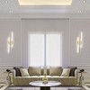 LLHZSY 23 3/5-in 2-Light Minimalist Linear LED Vanity Light-Black-6000K Cool White Light - 4 of 4