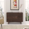 Okak Elegant 6-Drawer Dresser for Bedroom with Metal Handle & Shiny Decoration,Chest of Drawers Closet Storage Cabinet for Living Room,Hallway - 4 of 4