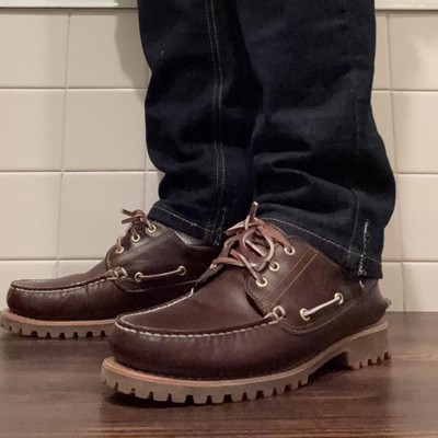 Timberland Men's Timberland Authentic 3-Eye Lug Handsewn Boat Shoe