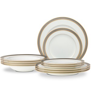 Noritake Brilliance 12-Piece Dinnerware Set, Service for 4 - 1 of 4