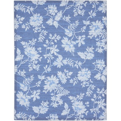 Waverly Washables Collection Casual Botanical Indoor Rug