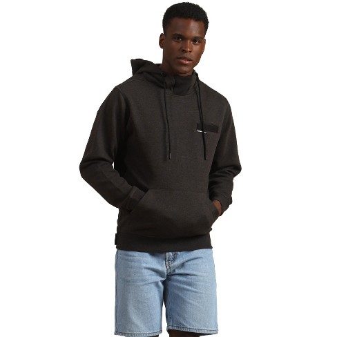 Members Only Men s Jayden Colorblock Hooded Sweatshirt Charcoal