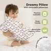 KeaBabies Toddler Pillow with Pillowcase, 13X18 Soft Organic Cotton Toddler Pillows for Sleeping, Kids Travel Pillow Age 2-5 - 4 of 4