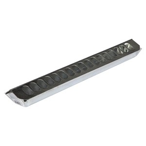 FARM-TUFF Slide Top Rectangular Outdoor Galvanized Metal Poultry Feeder for Chickens - 1 of 1