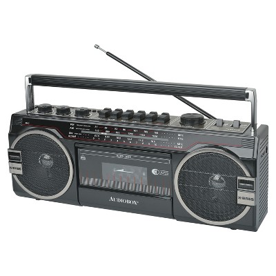 Supersonic® Retro 4-band Radio And Cassette Player With Bluetooth® (black).  : Target