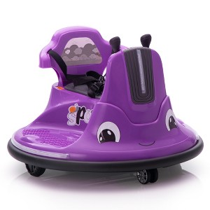 RUVALINO Baby Walkers, Stable Base and Playful Design for Indoor Learning or Exploration, Safe Activity Center for Baby, Purple,26.75”*26.75”*18" - 1 of 4