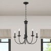 Livex Lighting Estate 5 - Light Chandelier in  Black - 3 of 4