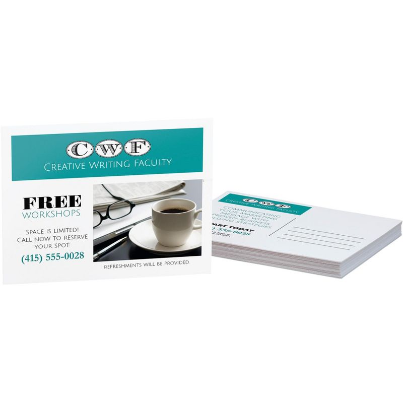 Avery Postcards For Laser Printers, 4-1/4 x 5-1/2 Inches, White, Pack of 200, 4 of 5
