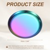 Unique Bargains Stainless Steel Decorative Round Jewelry Serving Trays for Candle Drink - 2 of 4