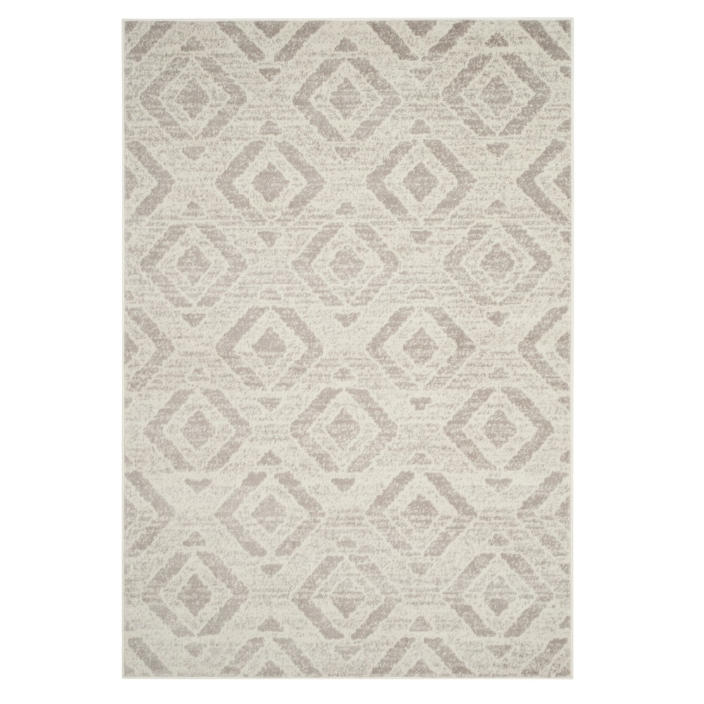 9'x12' Kylee Loomed Rug Ivory/Gray - Safavieh