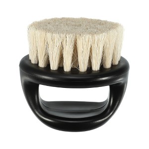 Unique Bargains Men's Portable Bristles Face Beard Mini Brush 1 Pc - 1 of 4