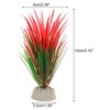 Unique Bargains Aquarium Plastic Plants for Fish Tank Landscape Decoration 5.12" 2 Pcs - 4 of 4