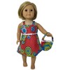 Doll Clothes Superstore Red Sundress Fits 18 Inch Girl Dolls And Cabbage Patch Kids - 4 of 4