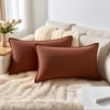 REGALWOVEN 4 Pcs Solid Chenille Soft Couch Throw Pillow Covers for Sofa Living Room Home Decor - 2 of 4