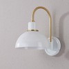 Mitzi Camille 1 - Light Sconce in  Aged Brass/White - 3 of 3