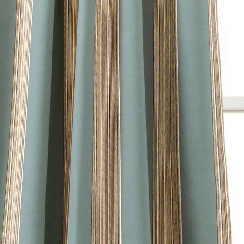 Set of 2 Julia Striped Room Light Filtering Curtain Panels - Lush Décor, 4 of 7