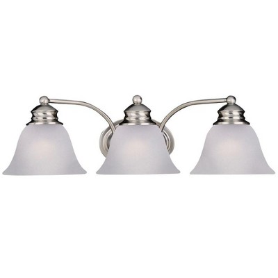 Maxim Lighting Malaga 3 - Light Vanity in  Satin Nickel