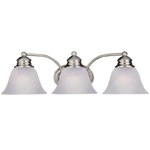 Maxim Lighting Malaga 3 - Light Vanity in  Satin Nickel - 1 of 1