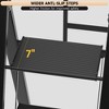 Topteng Foldable Clothes Drying Rack with 4-Step Ladder, Aluminum Frame, Easy Assembly, Indoor Outdoor Use - 3 of 4