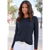 Women's Textured Long Sleeve Top - LASCANA - 3 of 4