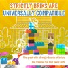 Strictly Briks Toy Large Building Blocks For Kids and Toddlers, Big Bricks Set, Solid and Clear Rainbow Colors, 108 Pieces - 4 of 4