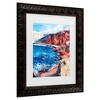 Trademark Fine Art - Key and Sea Red Sand Beach Matted Framed Art - 3 of 4