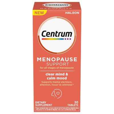 Centrum Menopause Support Clear Mind and Mood Vitamin Tablets - 30ct