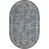 Unique Loom Aarhus Collection Area Rug - Tribal (3' 3" x 5' 3" Oval Gray/Blue) - 2 of 4