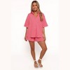 Petal and Pup Alden Cotton Knit Set - Pink Red Stripe M - 4 of 4