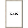 PosterPalooza | Classic Modern Silver Picture Frame - UV Acrylic, Foam Board Backing, Hanging Hardware - 2 of 4