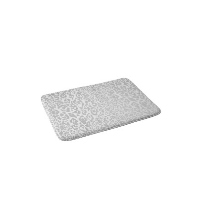 Gabriela Fuente Selena Memory Foam Bath Mat Gray - Deny Designs