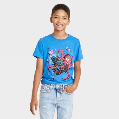 Boys' Robot and Monsters Graphic T-Shirt - Cat & Jack™ Blue