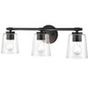 Millennium Lighting 3 - Light Vanity in  Matte Black - 3 of 4